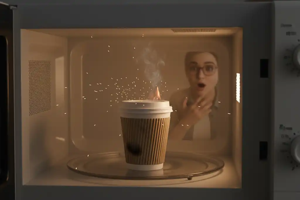 چرا گرم کردن لیوان کاغذی در فر توصیه نمی‌شود؟